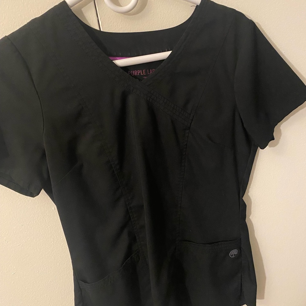 Black Scrub Top